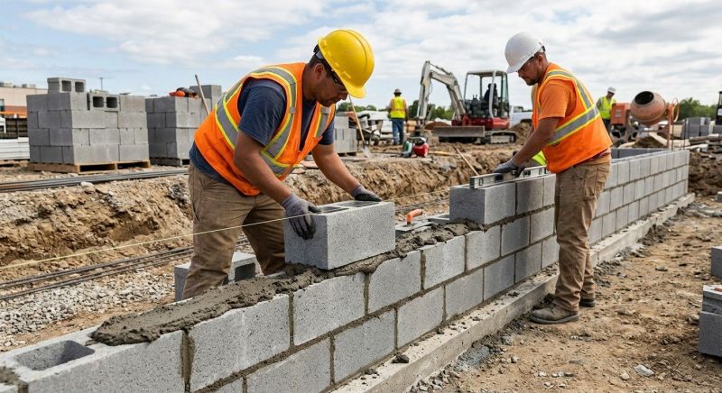 Block Wall Installation in Worcester, MA