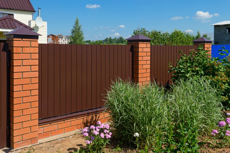 Brick Fence Installation in West Hartford, CT