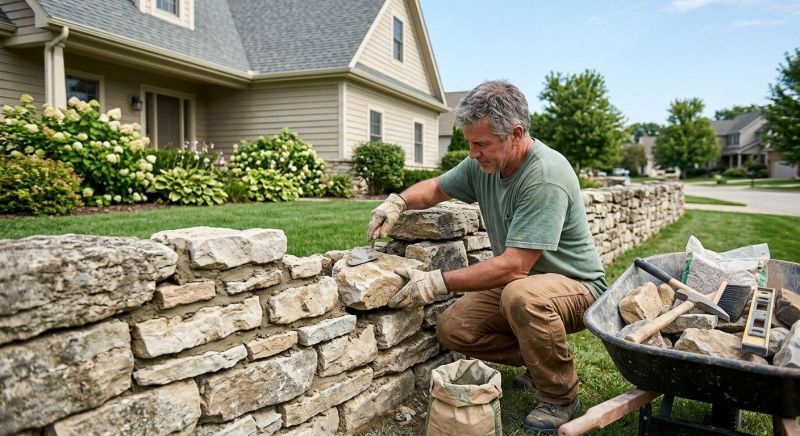 Brick Fence Repair in Cleveland, OH