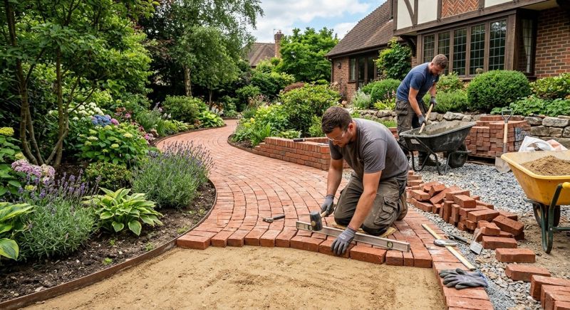 Brick Hardscape Installation in Stamford, CT