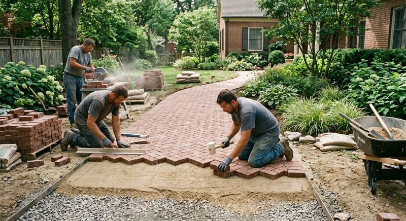 Brick Hardscaping Installation in Norwalk, CT