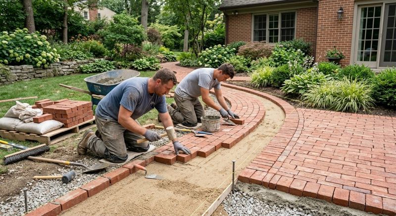 Brick Landscaping Service in Manchester, NH