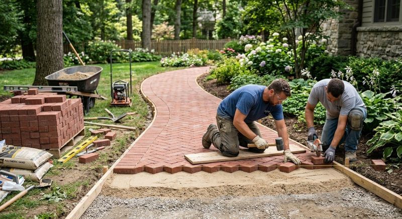 Brick Paving Installation in Stamford, CT