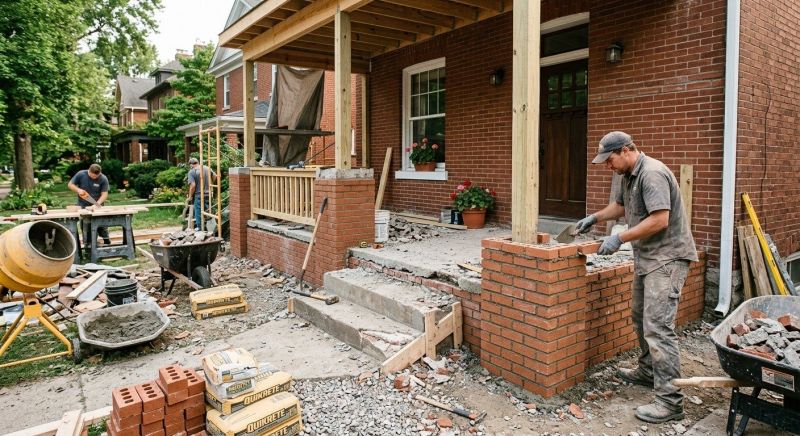 Brick Renovation in Worcester, MA