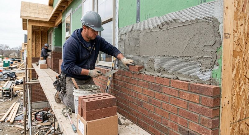 Brick Veneer Siding Installation in Santa Rosa, CA