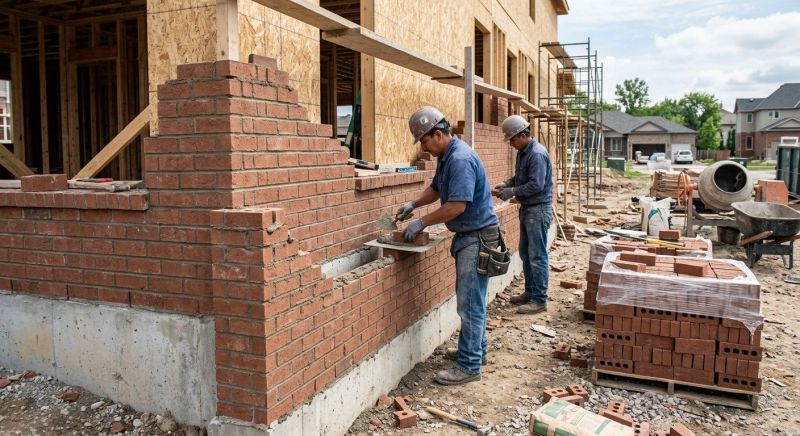 Brick Wall Installation in Stamford, CT