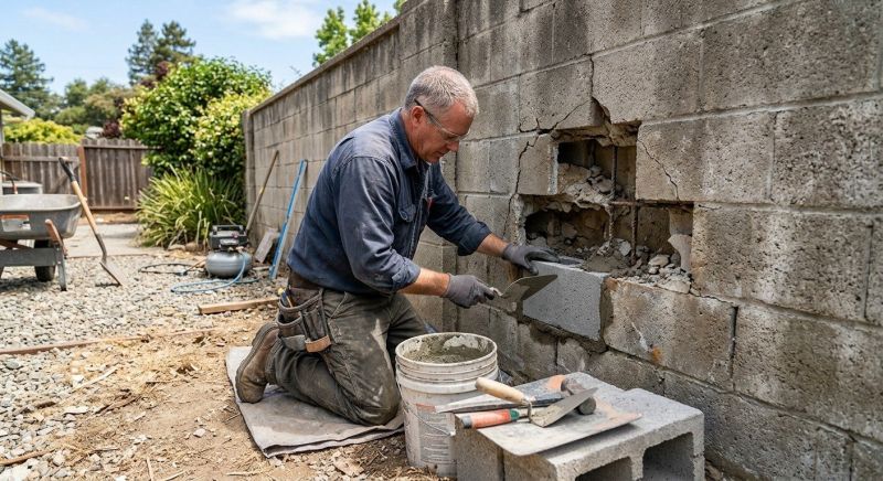 Cinder Block Repair in Cleveland, OH