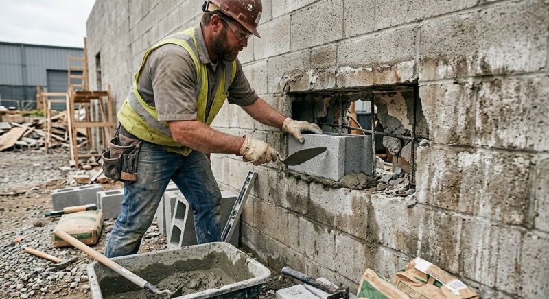 Cinder Block Repair in Cleveland, OH