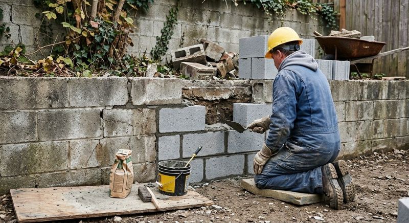 Concrete Block Repair in Cleveland, OH
