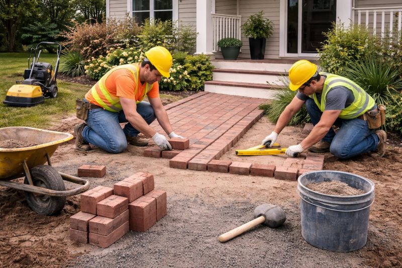 Deck Masonry Installation in West Hartford, CT