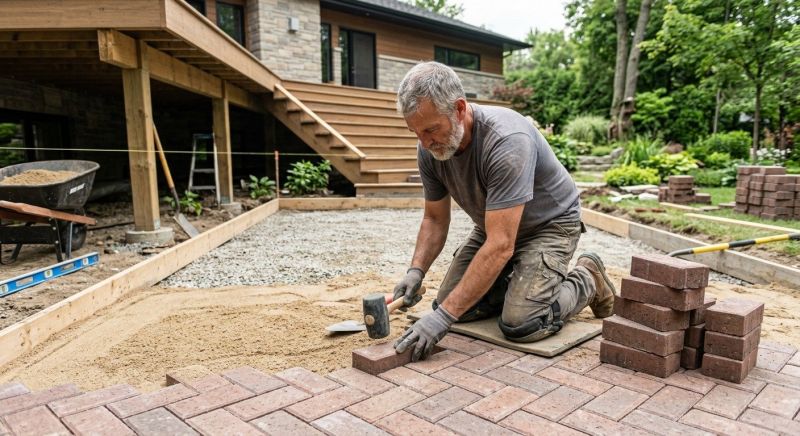 Masonry Steps Installation in Worcester, MA
