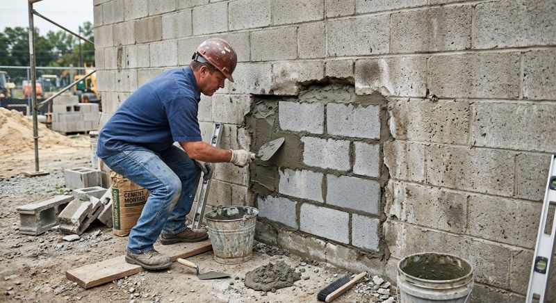 Masonry Wall Repair in Cleveland, OH