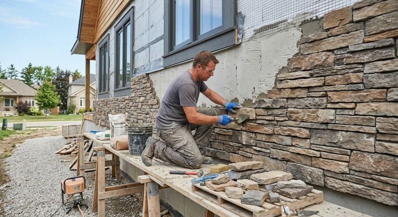 Stone Veneer Installation in Medina, OH