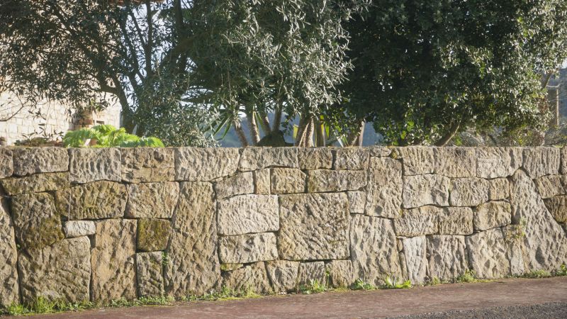 Stone Wall Hardscaping in Boston, MA