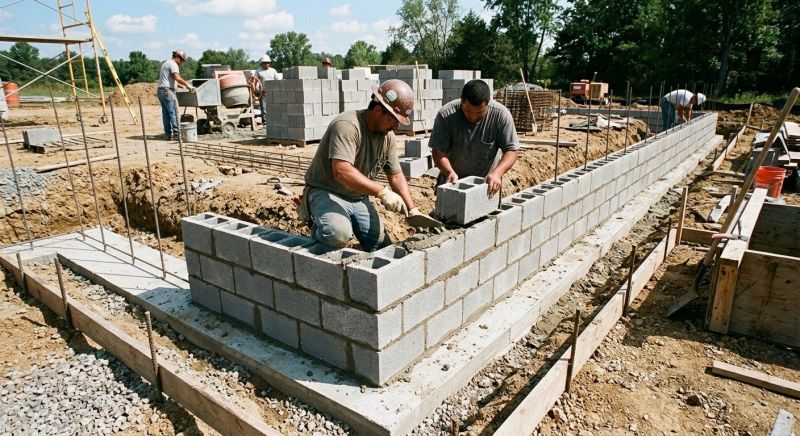Block Foundation Installation in Nashua, NH