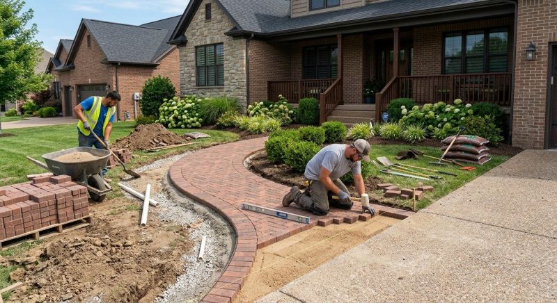 Brick Landscaping Installation in Stamford, CT