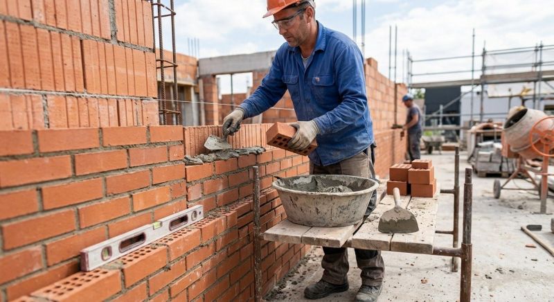 Brick Pillar Installation in Medina, OH